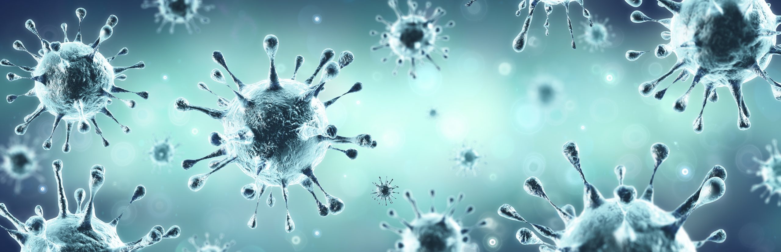 Corona Virus – Microbiology And Virology Concept – 3d Rendering
